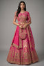 Rani Pink Heavy Banarasi Silk Lehenga with Heavy Embroidery