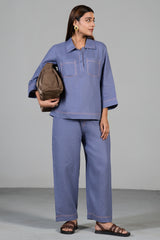 Mulberry Mist Linen Co-Ord Set
