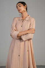 Pink Cotton Silk Dress
