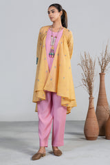 Light Pink and Orange Co-Ord Set with Jacket