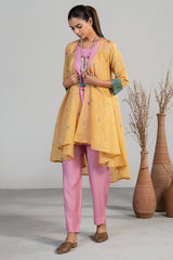 Light Pink and Orange Co-Ord Set with Jacket