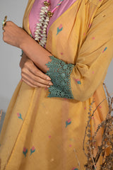 Light Pink and Orange Co-Ord Set with Jacket