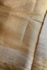Golden Tissue Silk Woven Saree