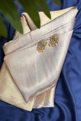 Golden Tissue Silk Woven Saree