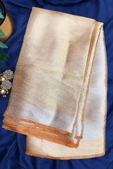 Golden Tissue Silk Woven Saree