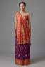 Purple Silk Woven Patola Saree with Handwork Pallu and Border