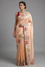 GoldenTissue Saree with Handwork Patch Border
