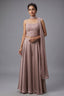 Dusty Pink Chiffon Silk Sequin and Cutdana Worked Crop Top Palazzo Set with Dupatta