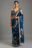 Blue Silk Saree with Zari Weaving