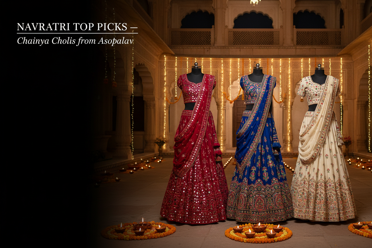 Navratri Top Picks: Chaniya Cholis from Asopalav