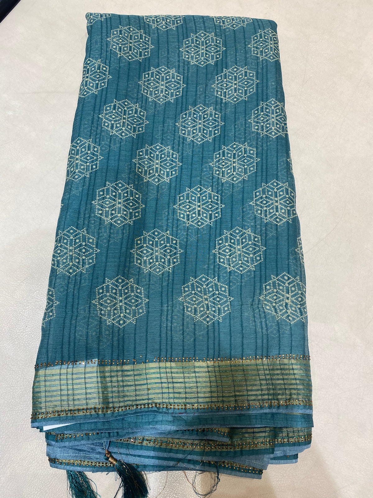 Tell Blue Saree