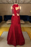 Glamorous Maroon Embellished Fishcut Lehenga Set
