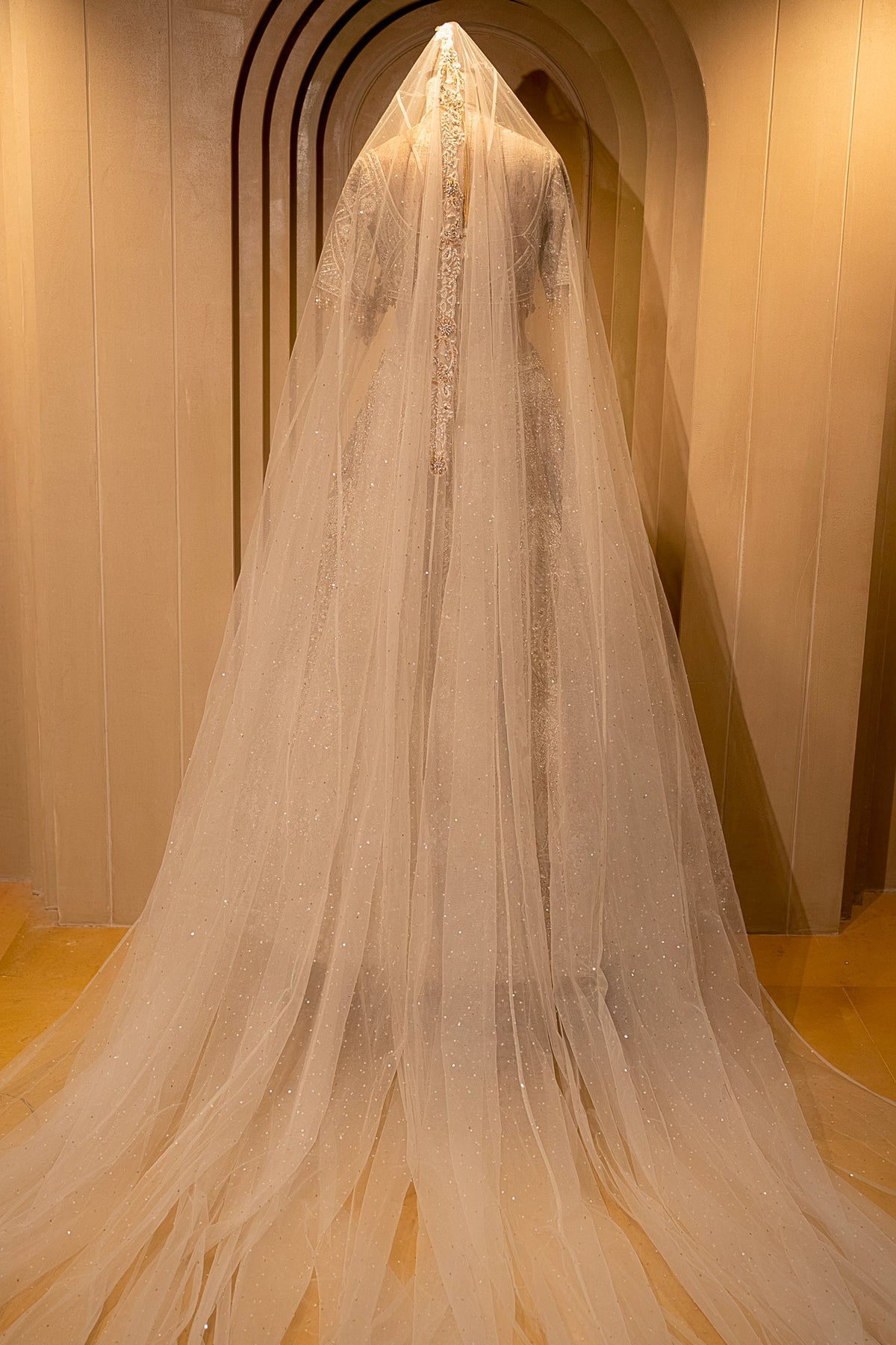 Ivory White Silk Bridal Lehenga with Ethereal Cutdana and Stone Artistry