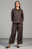Brown Linen Co-Ord Set