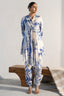 Off White Muslin Silk Printed Co-Ord Set
