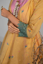 Light Pink and Orange Co-Ord Set with Jacket