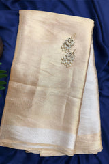 Golden Tissue Silk Woven Saree