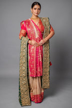Cream Uppada Silk All Over Woven Traditional Saree