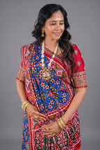 Blue Silk Traditional Patola Saree