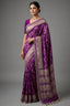 Rani Pink Silk Traditional Woven Patola Saree with Cutdana and Beads Work
