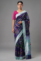 Blue Silk Traditional Paithani Saree