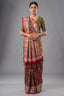 Green Silk Traditional Patola Weave Saree with Handwork