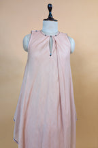 Rose Pink Cotton Silk Solid Co-Ord Set