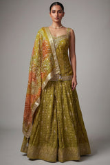 Oxblood Maroon Chinon Silk Draped Indo-Western Dress featuring Cutdana & Crystal Bodice