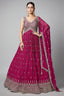 Pink Chinon Sequin Embroidered Anarkali Suit