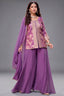 Lavender Tissue Woven Palazzo Suit