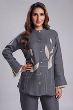Grey Linen Co-Ord Set