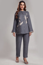 Grey Linen Co-Ord Set