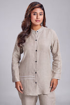 Beige Linen Co-Ord Set