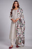 Light Grey Linen Straight Cut Kurta Set