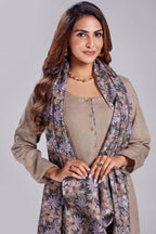 Taupe Linen Straight Cut Kurta Set