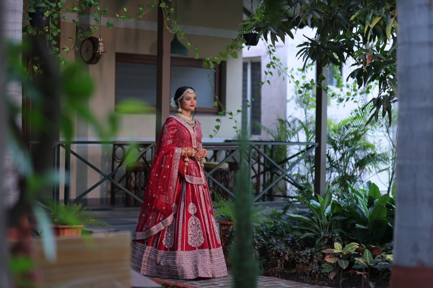 Asopalav customer wearing Indian occasion wear