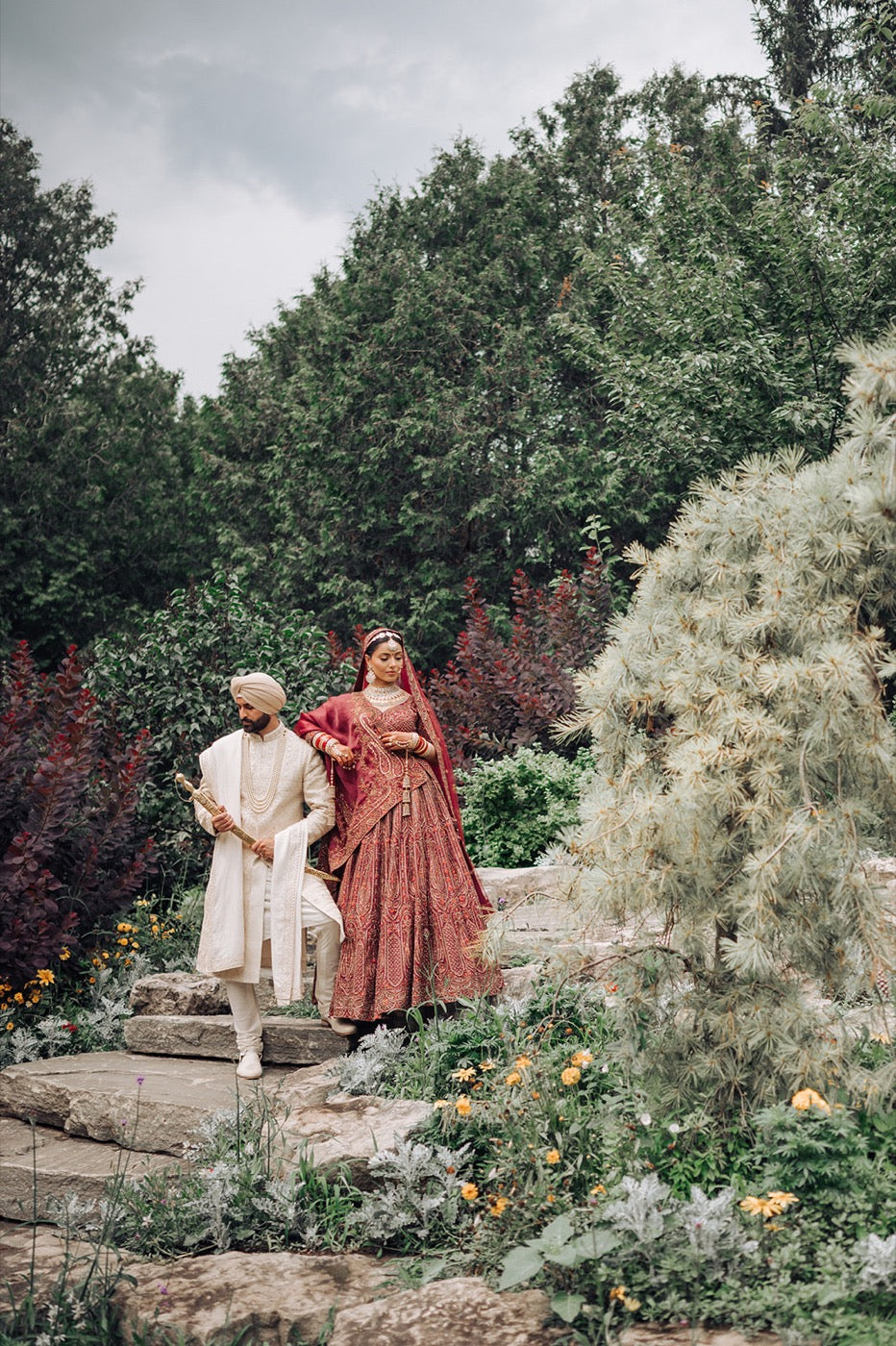 Asopalav customer wearing Indian occasion wear