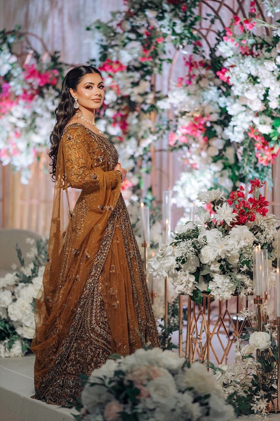 Asopalav customer wearing Indian occasion wear